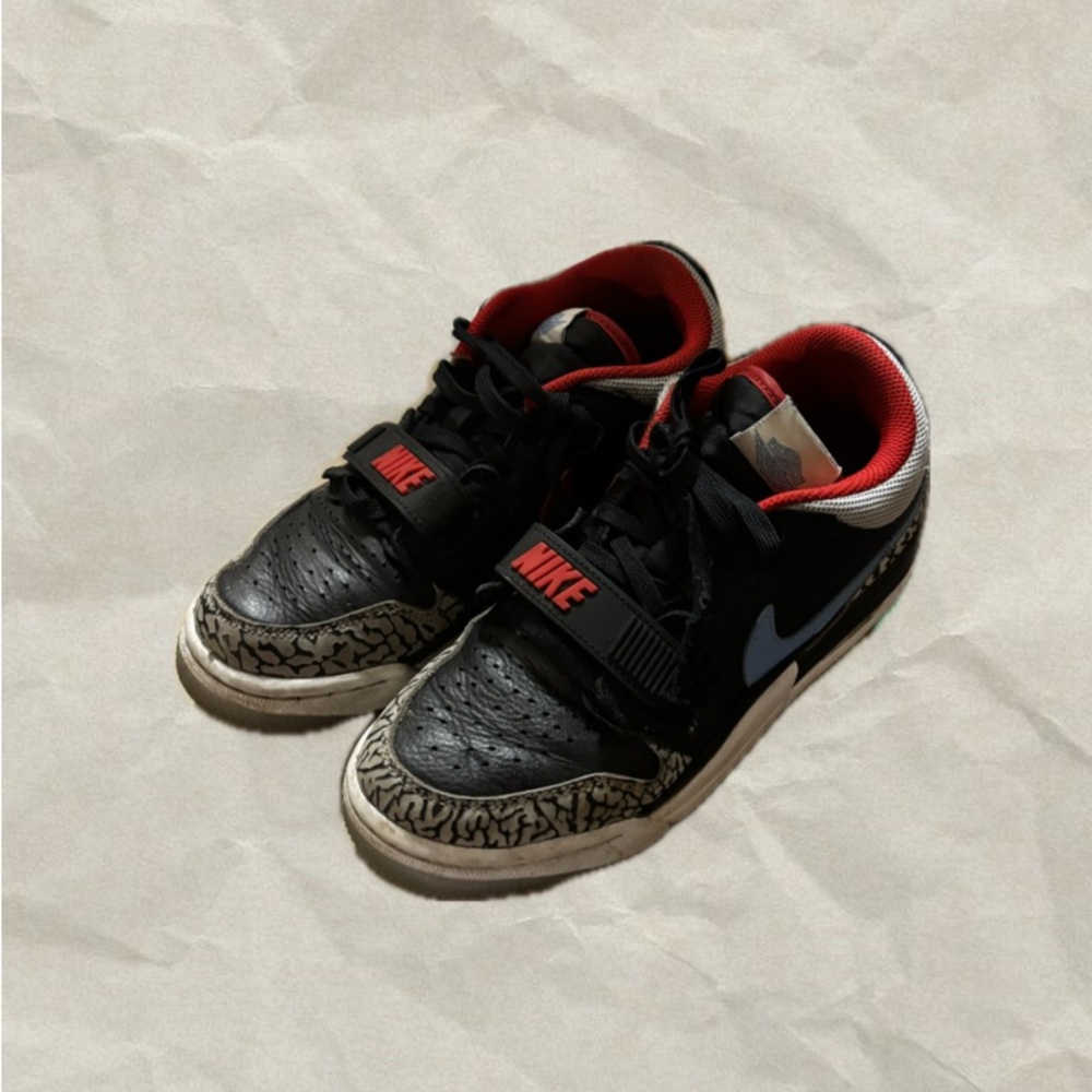 nike air jordan 1 mid black sneakers men’s size 6